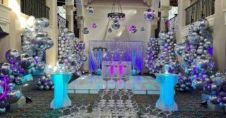 An elegant disco themed event fulled of silver balloons! We are LOVING how this space was transformed with CREATE Event Design, LLC 
WOW!!

#balloons #balloondecor #balloonstylist #supportsmallbusiness #balloonslakeland #balloonsorlando #balloonarch #birthdayballoons #balloonstampa #balloonsdaytona #balloonslakemary #balloonmarquee #organicballoondecor #balloonswag #birthdaypartyideas #balloondelivery #graduationpartyideas #graduationballoons #eventdecorations